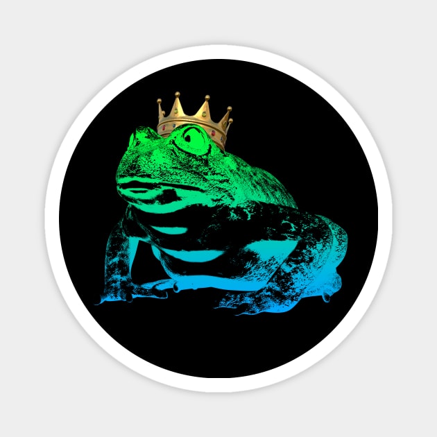 Princess Frog Colored Magnet by Tarasevi4